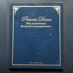 Princess Diana - 20th Anniversary Memorial Commemorative w/ Stamps (No Coin)